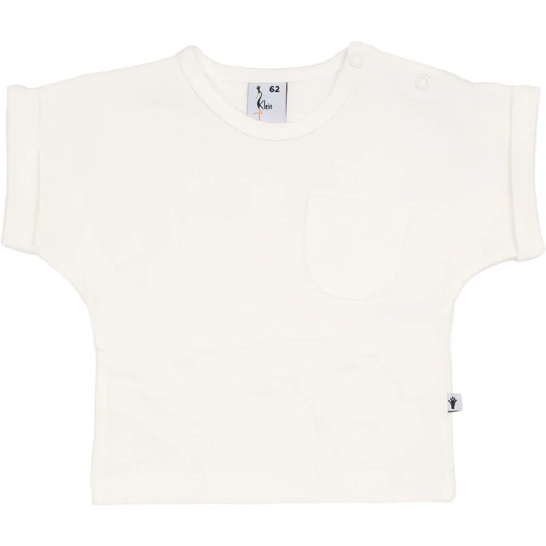 Klein Baby T-shirt Pocket Off White KC419