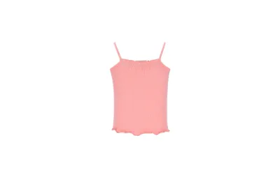 Like Flo Evina Flo girls solid rib singlet  F602-5417