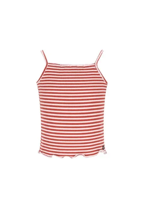 Like Flo Evina Flo girls solid rib singlet  F602-5417