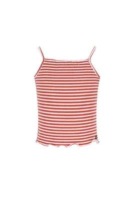 Like Flo Evina Flo girls solid rib singlet  F602-5417