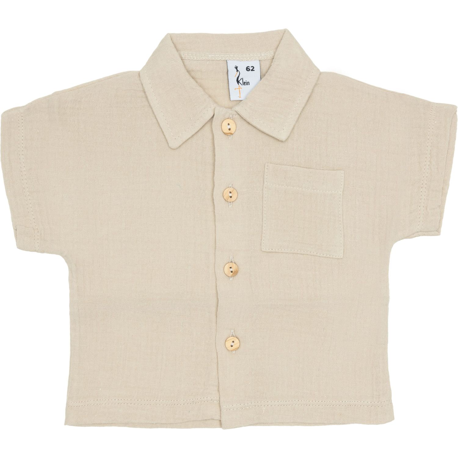 Klein Baby Shirt Buttons Mousseline Pepper KC436