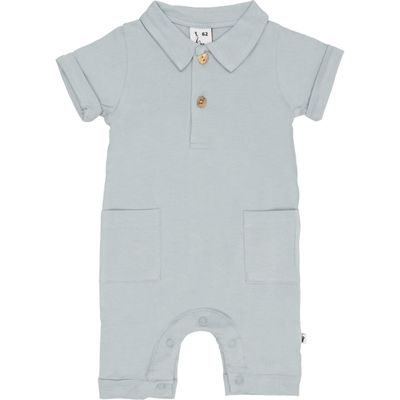 Klein Baby Jumpsuit Short Pockets Blue SS26 KC401