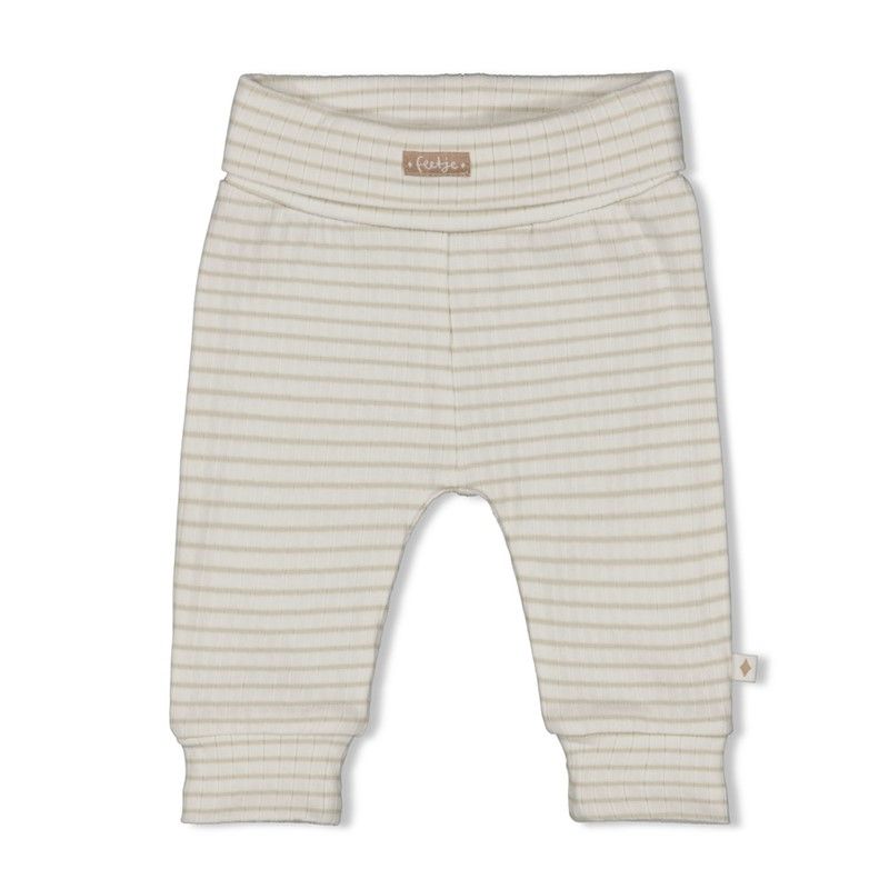 Feetje Broek rib met streep - Elephant Mint 52202472