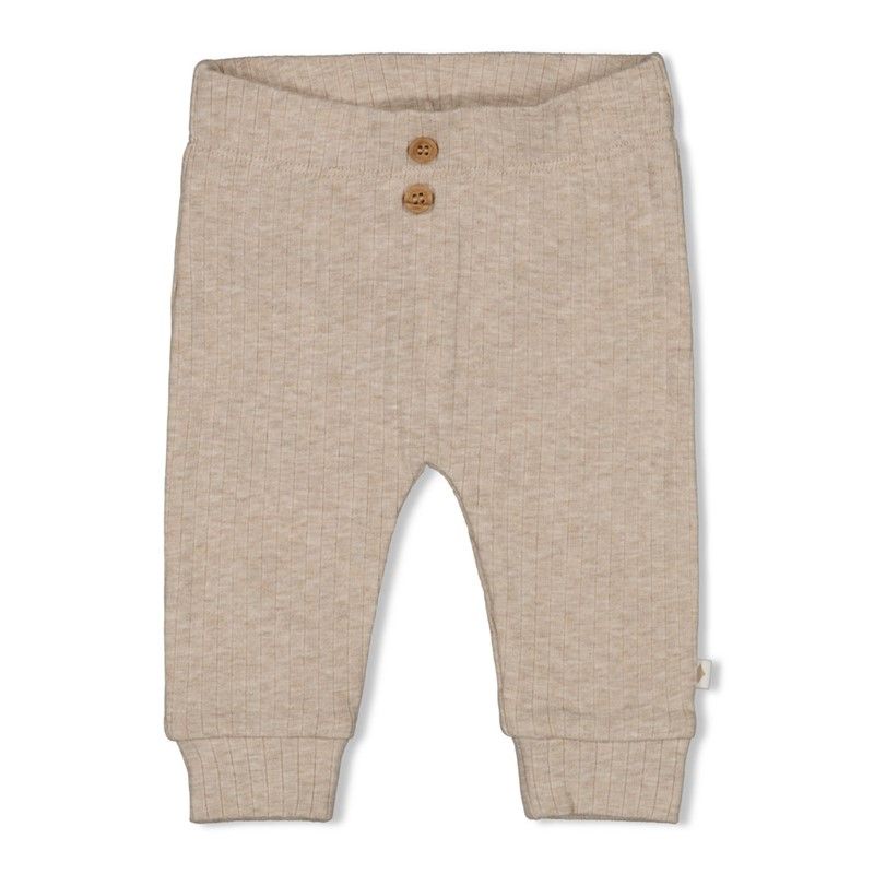 Feetje Broek rib - Elephant Taupe melange 52202474