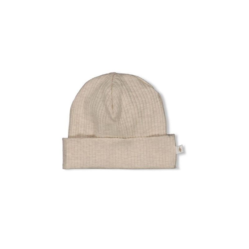 Feetje Mutsje rib - Elephant Taupe melange 53100717