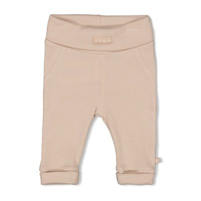 Feetje Broek rib - Honey Bear Sand