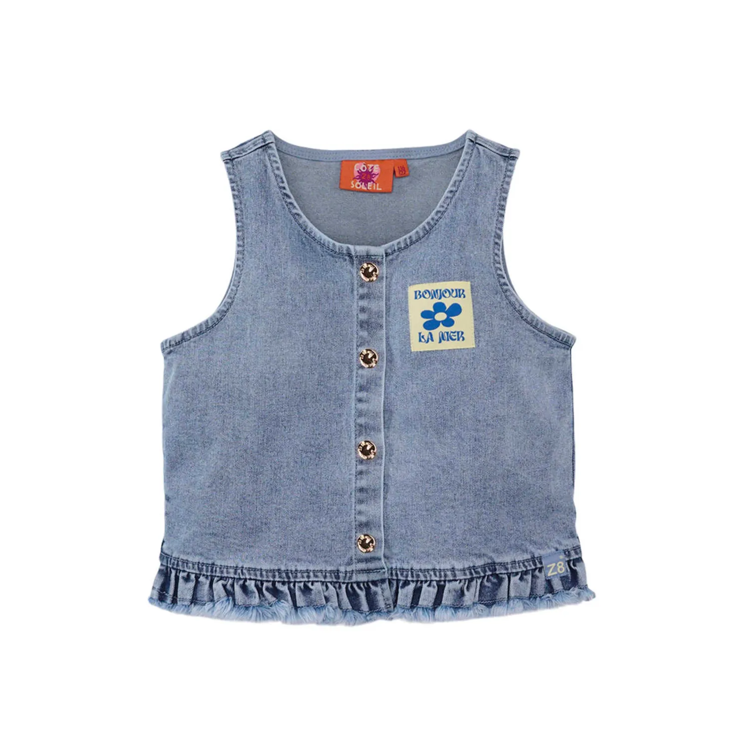 Z8 Girls Gilet Cataleya Blue Denim Cataleya