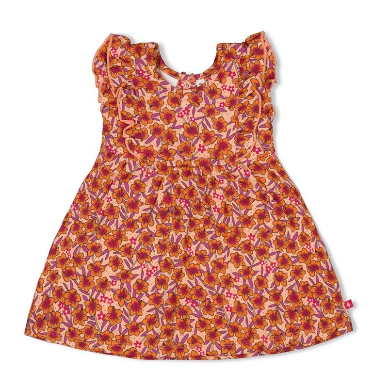 Feetje Jurk AOP - Love Peace Aloha Peach 51400583