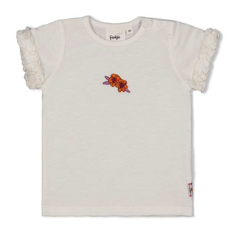 Feetje T-shirt - Love Peace Aloha White 51701012