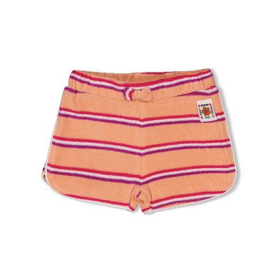 Feetje Short streep badstof - Love Peace Al Peach 52100475