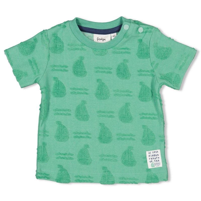 Feetje T-shirt AO badstof - Seaside Happine Green 51700996