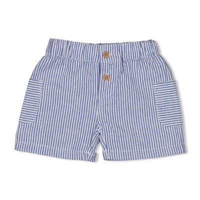 Feetje Short streep chambray - Seaside Happ Chambray 52100468