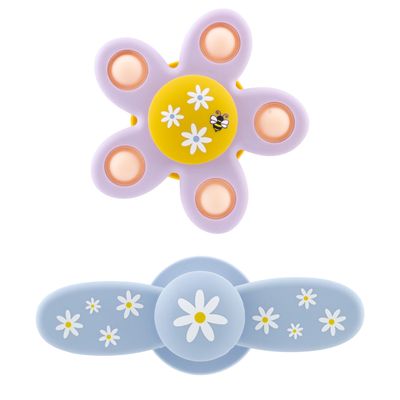 BabyenKids Spinners met zuignap - Bloem en heli  7138