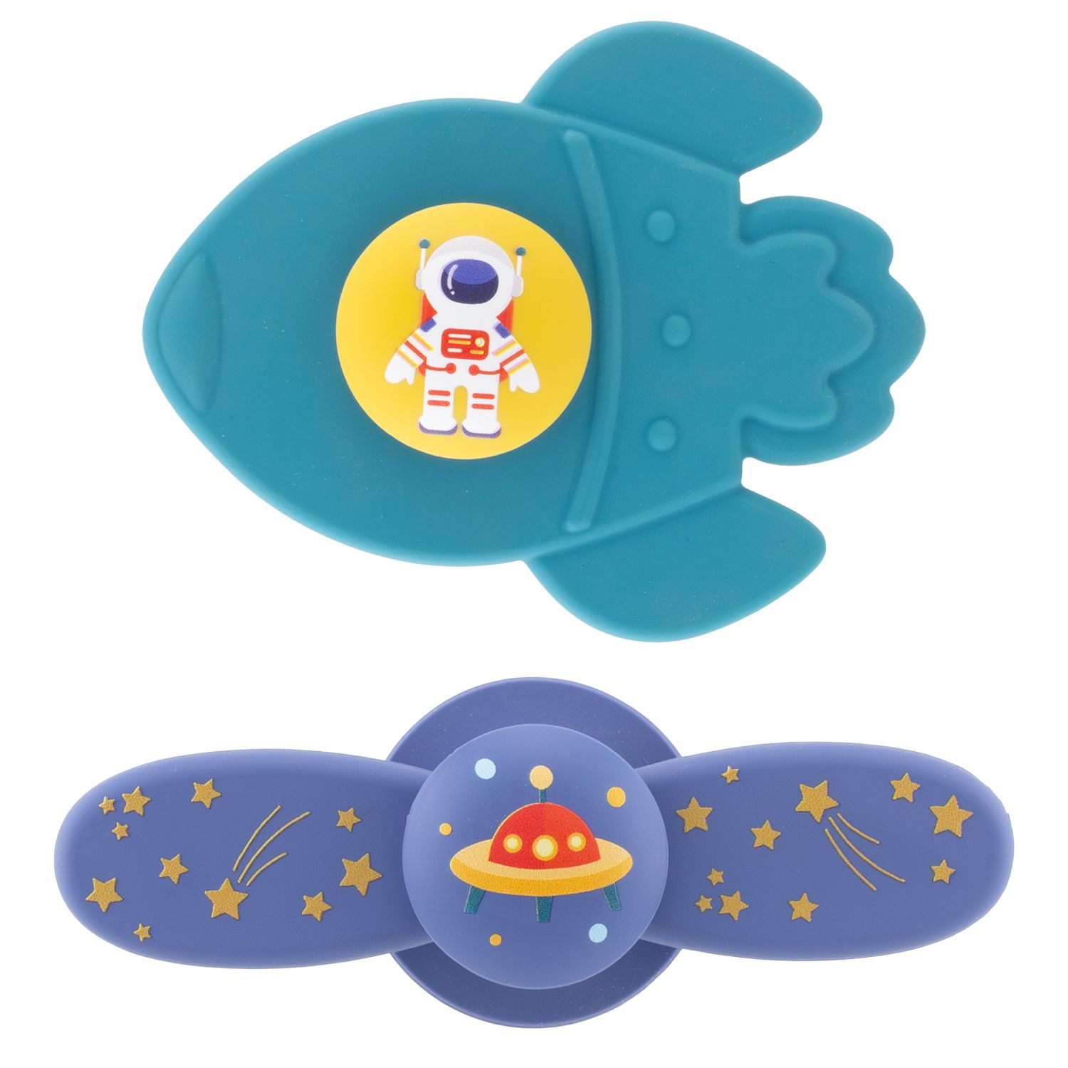 BabyenKids Spinners met zuignap - Raket en Heli  7139