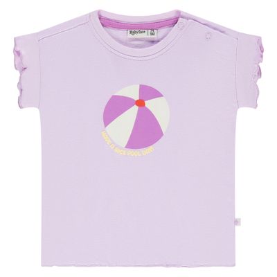 Babyface baby girls t-shirt short sleeve Lavender BBE26328644