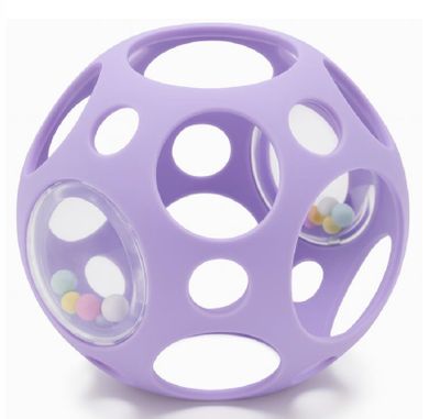 BabyenKids Rattling sensory ball purple LL057-003