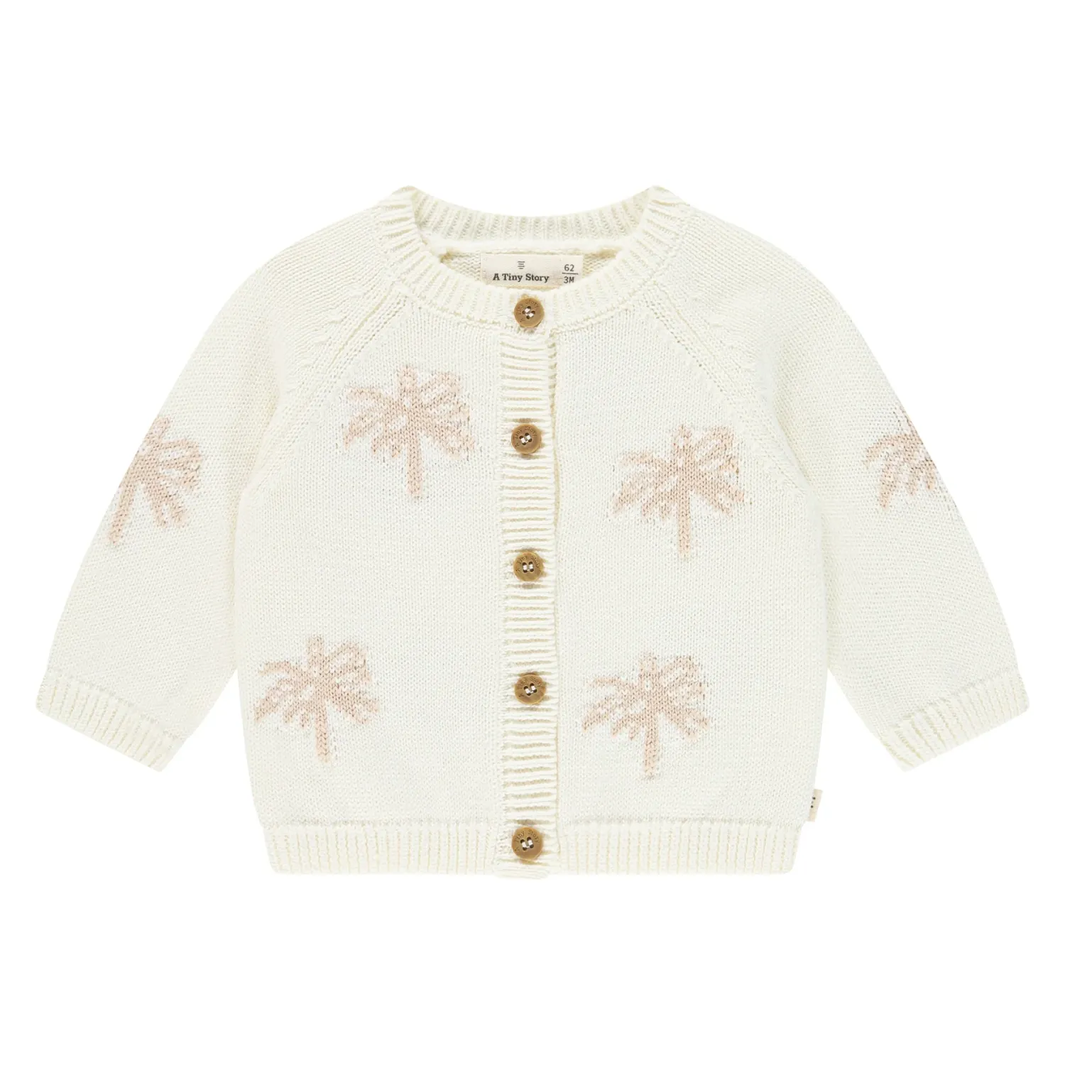 A Tiny Story baby cardigan Ecru TIN26329340