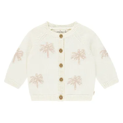 A Tiny Story baby cardigan Ecru TIN26329340