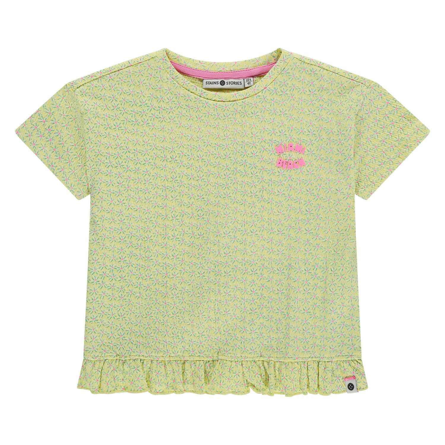 Stains &amp; Stories girls t-shirt short sleeve Vanilla SSA26308646
