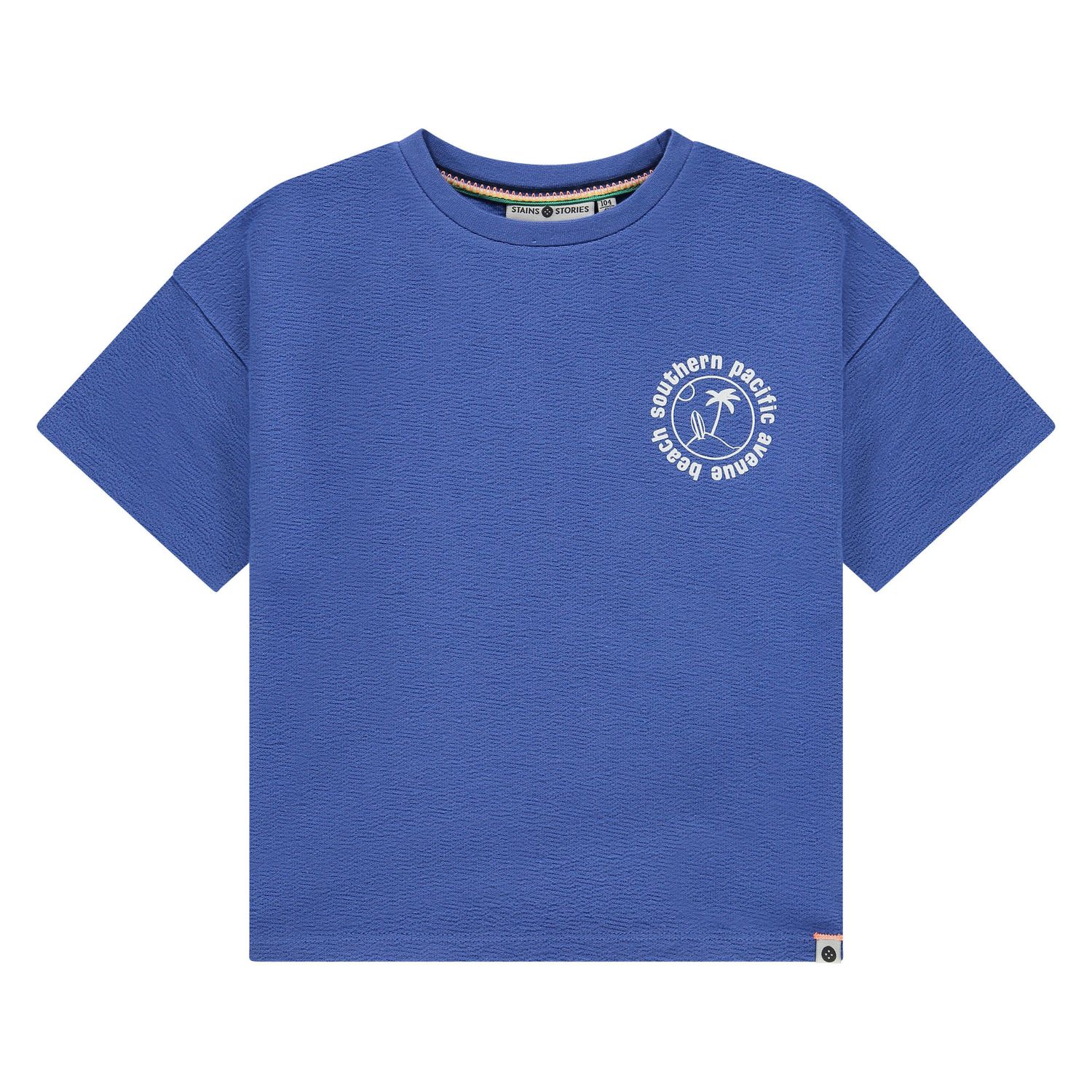 Stains &amp; Stories boys t-shirt short sleeve Royal SSA26307653