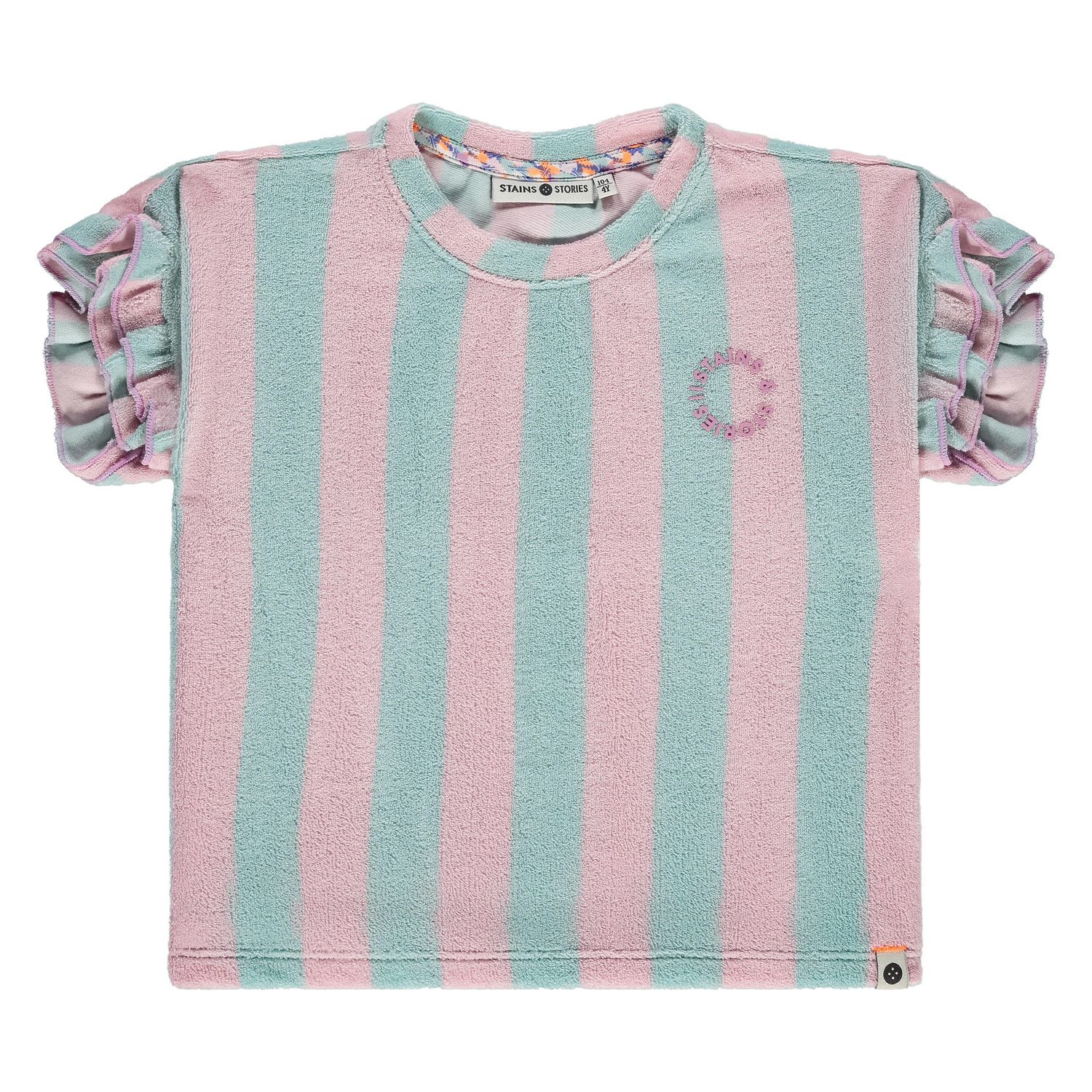 Stains &amp; Stories girls t-shirt short sleeve Mint SSA26208624