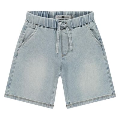 Stains &amp; Stories boys denim short wide fit Pale blue denim SSA26307258