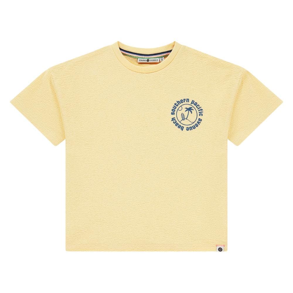 Stains &amp; Stories boys t-shirt short sleeve Yellow SSA26307653