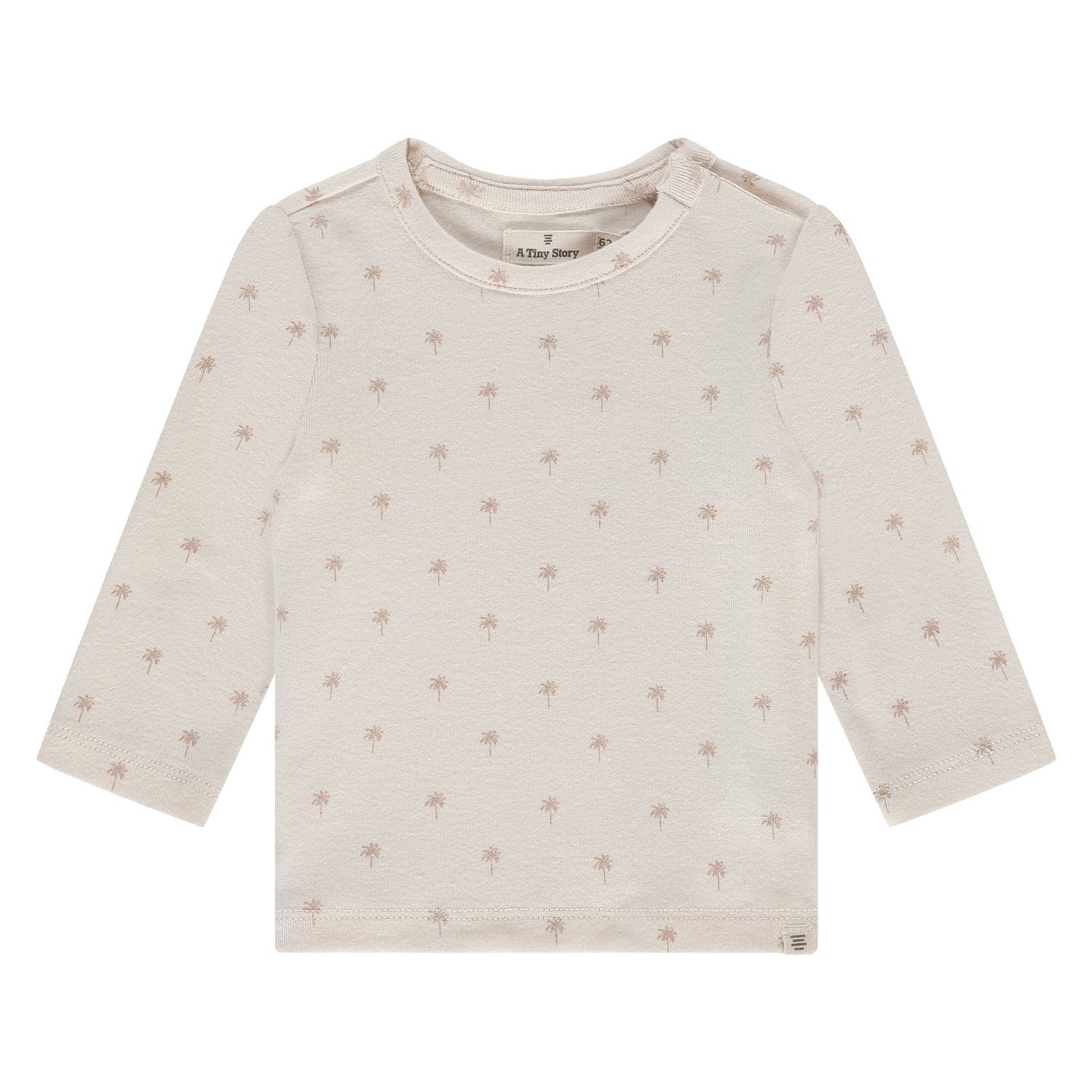 A Tiny Story baby t-shirt long sleeve Ecru TIN26329642