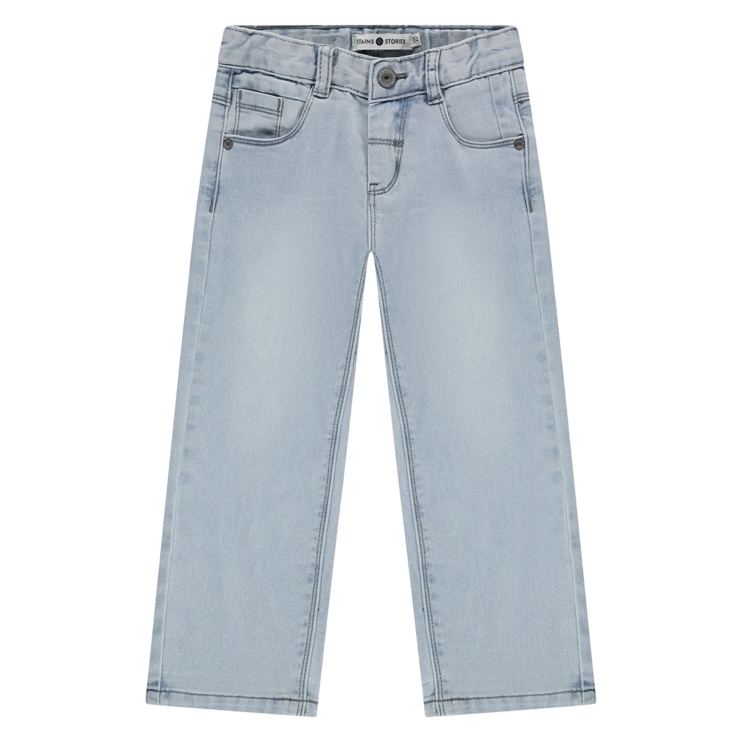Stains &amp; Stories boys denim wide fit Light blue denim SSA26207221