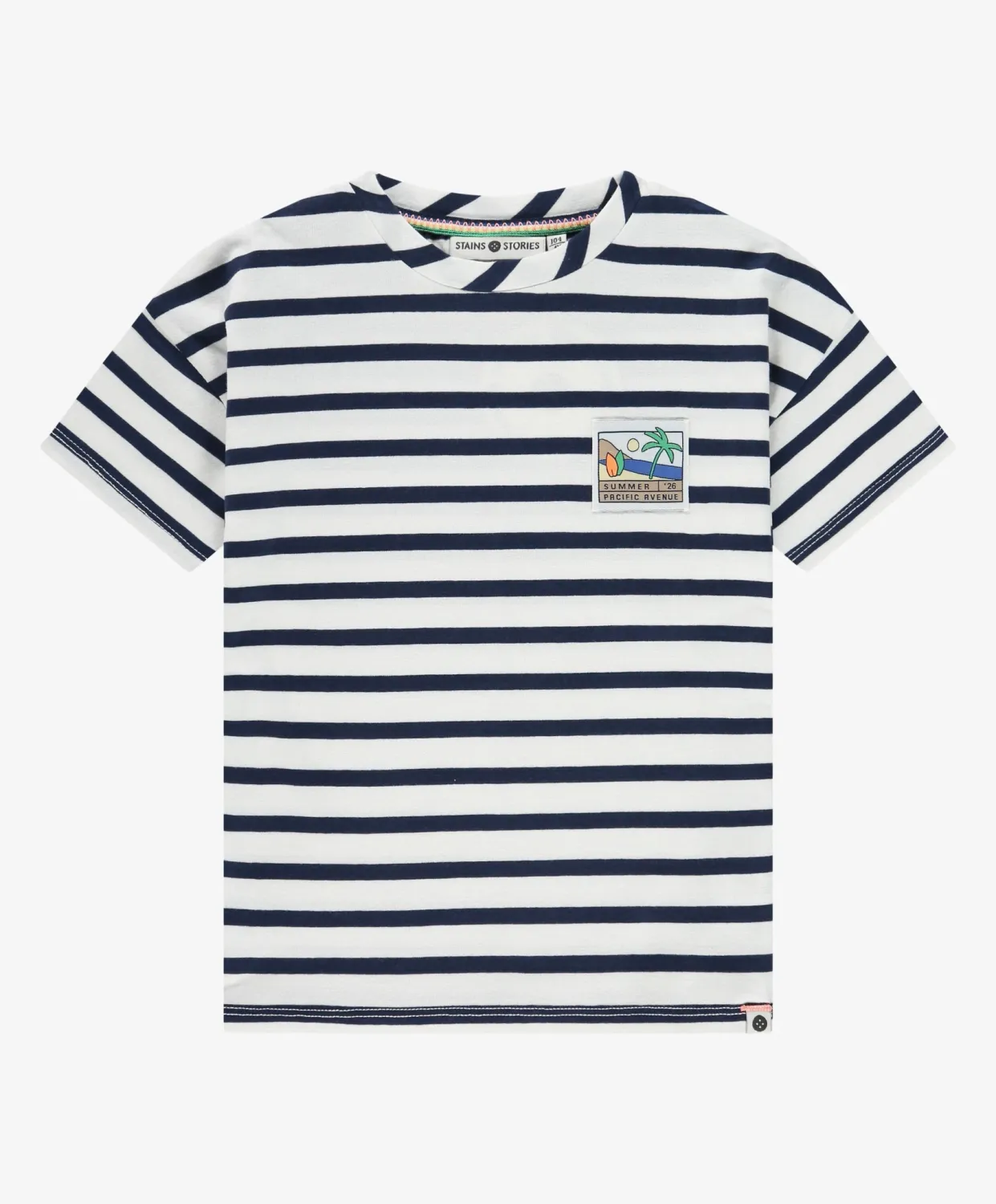 Stains &amp; Stories boys t-shirt short sleeve Navy SSA26307647