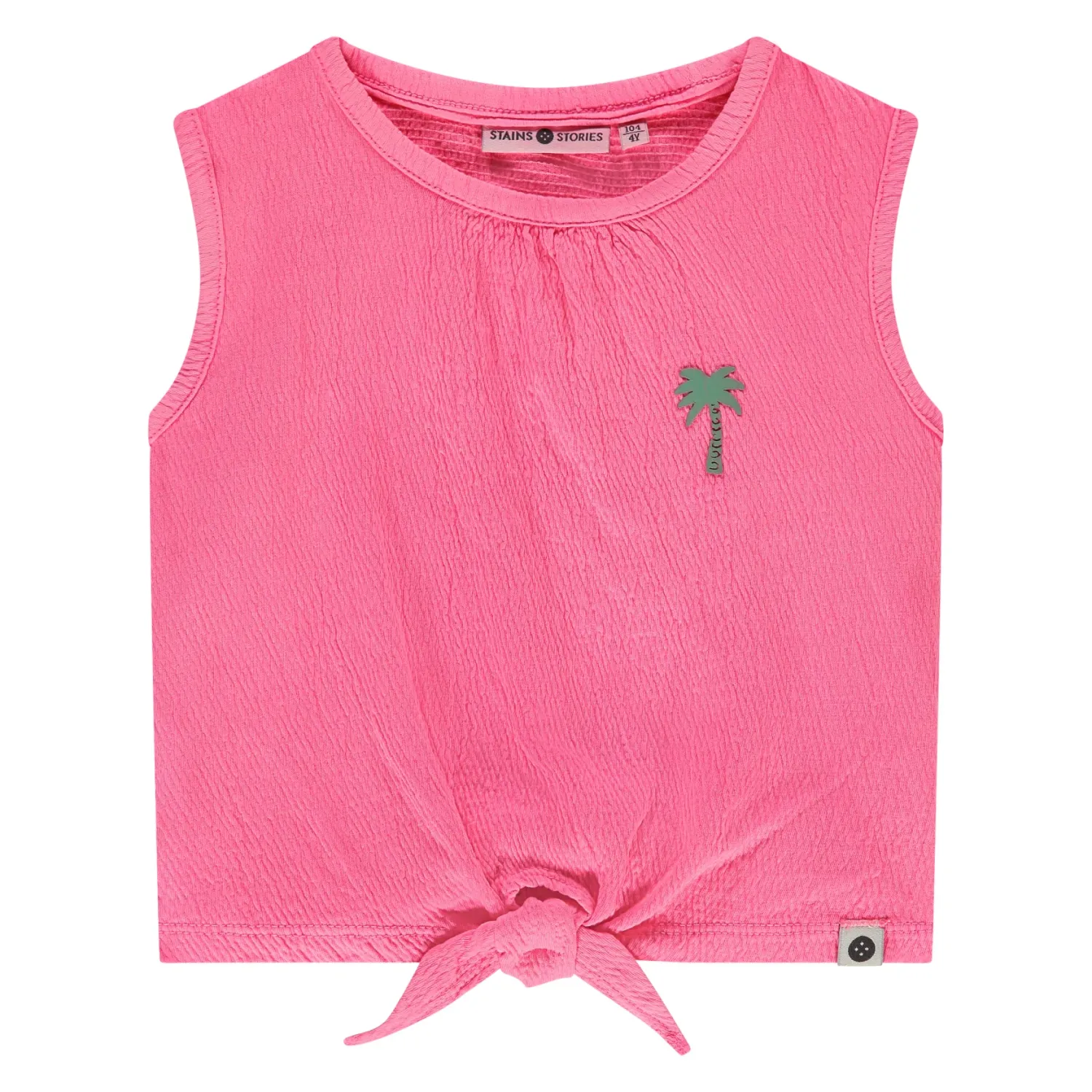 Stains &amp; Stories girls t-shirt sleeveless Neon Pink SSA26308652