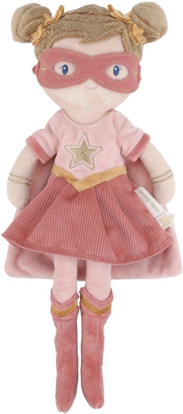 Little Dutch Knuffelpop Superhero Rosa  LD4673