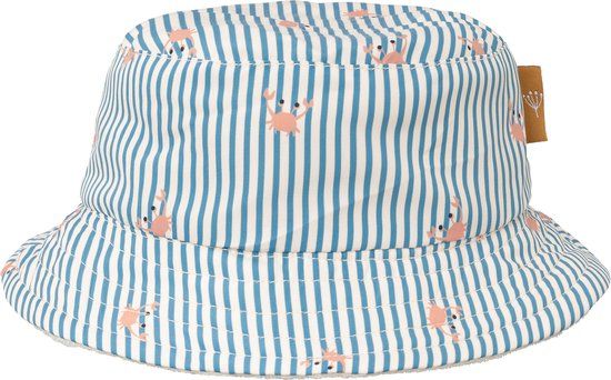 Fresk UV Bucket Hat Stripes &amp; Crabs Blue SW6360-06-98