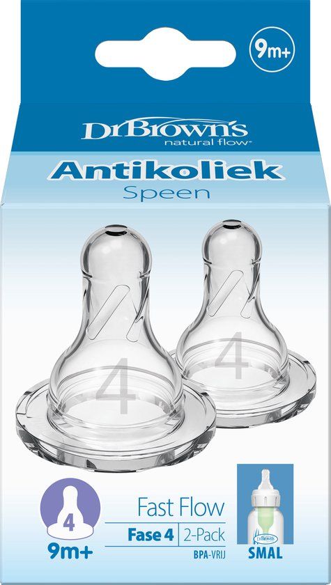 Dr. Brown Speen smalle fles - Fase 4 NVT 313-BEX