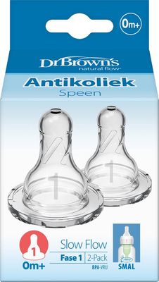 Dr. Brown Speen smalle fles - Fase 1 NVT 302-BEX