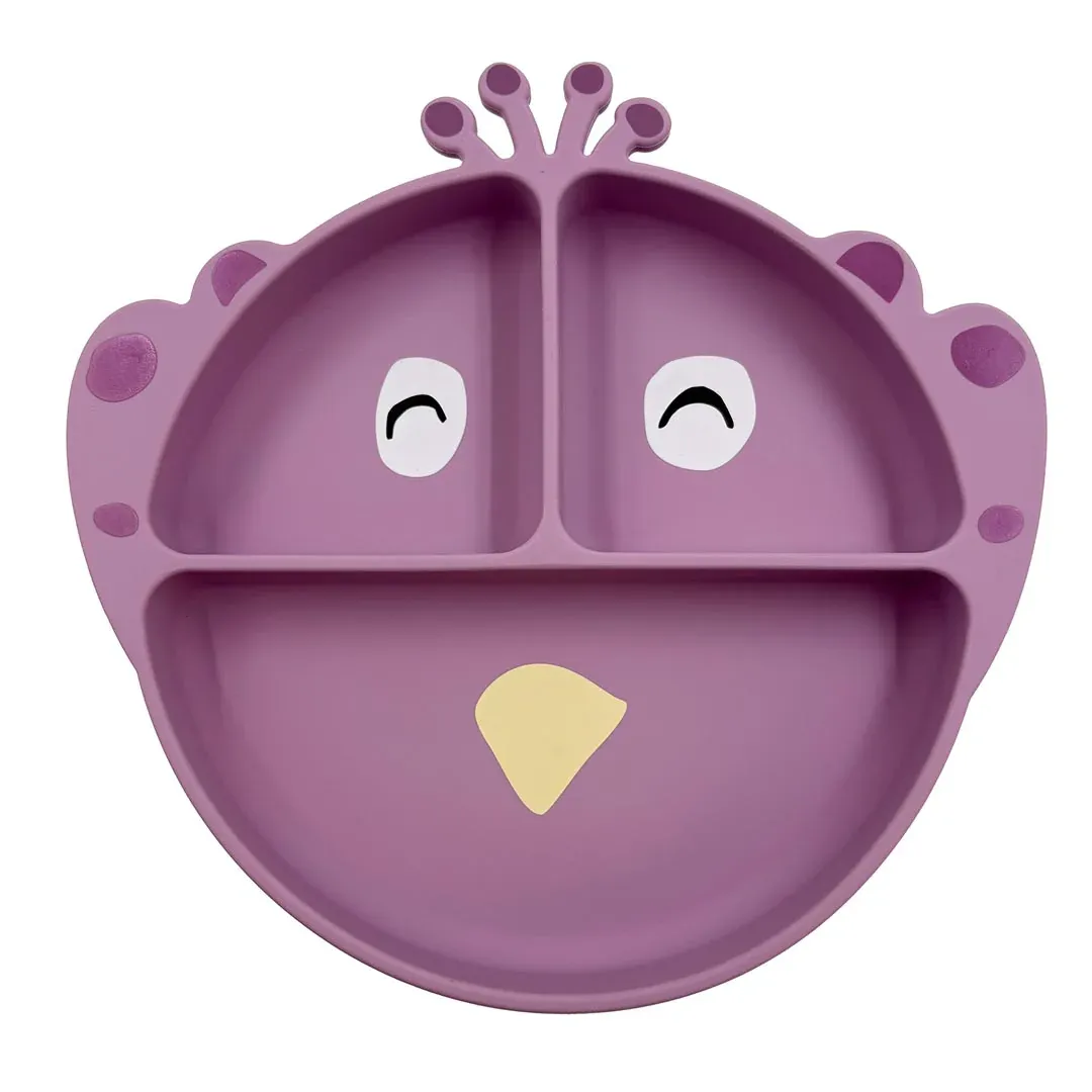 Trixie Siliconen bord met vakjes en zuignap Purple 96-463