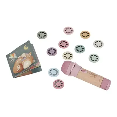 Little Dutch Verhalen projector zaklamp- roze  LD4780