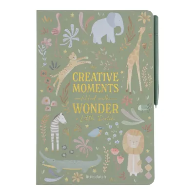 Little Dutch Tekentablet groen- Safari Friends  LD7491