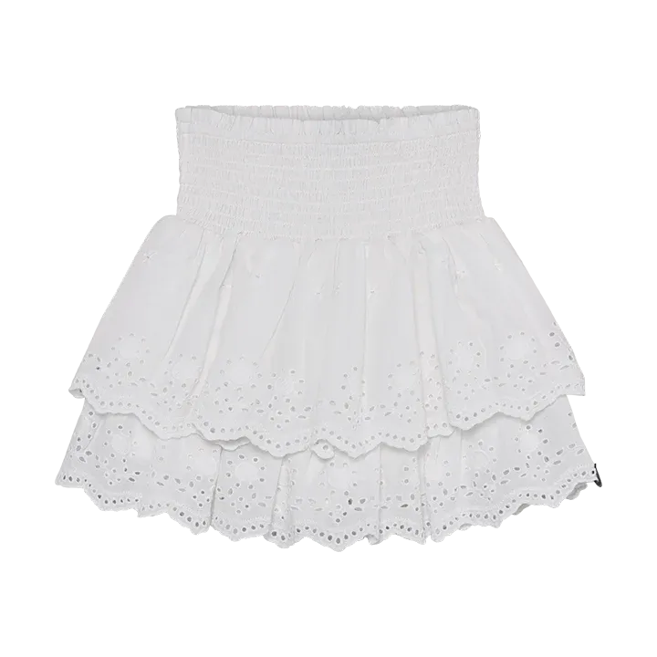 Indian Blue Jeans Skirt Broderie Cloud 970811