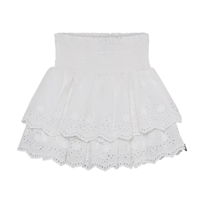Indian Blue Jeans Skirt Broderie Cloud 970811