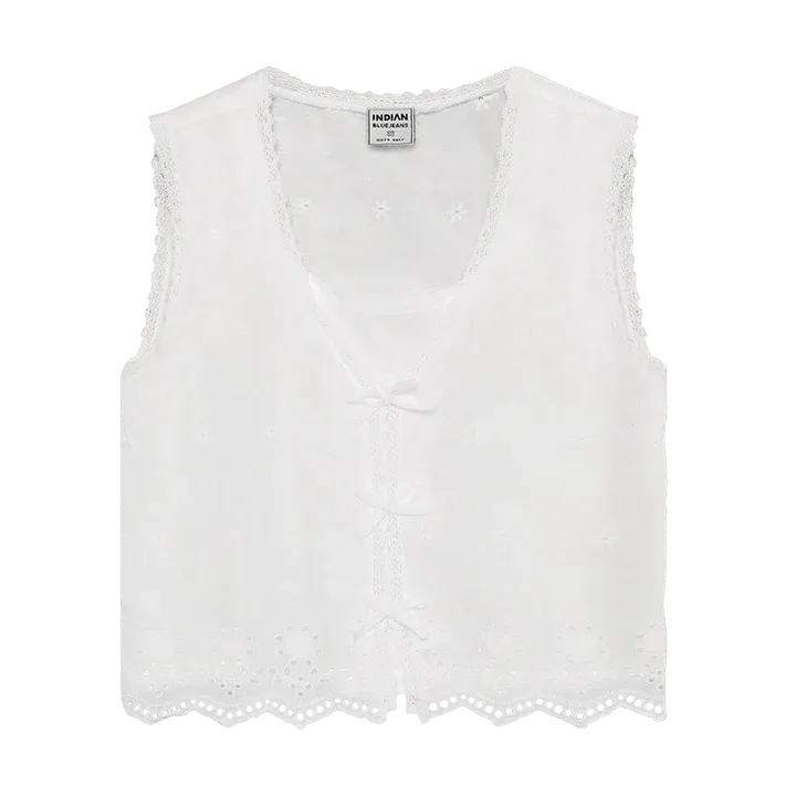 Indian Blue Jeans Sleeveless Shirt Cloud 970854