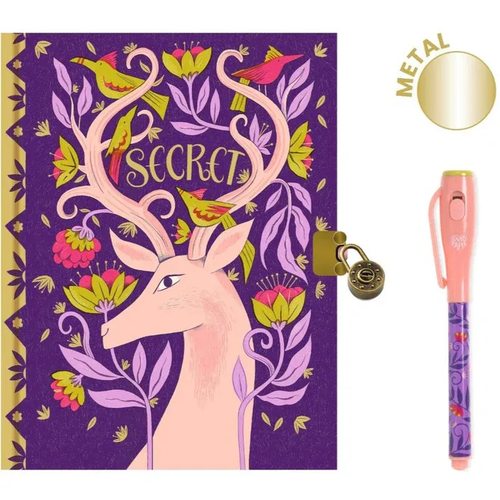 Djeco Melissa Secret Notebook - Magic Pen  DD03617