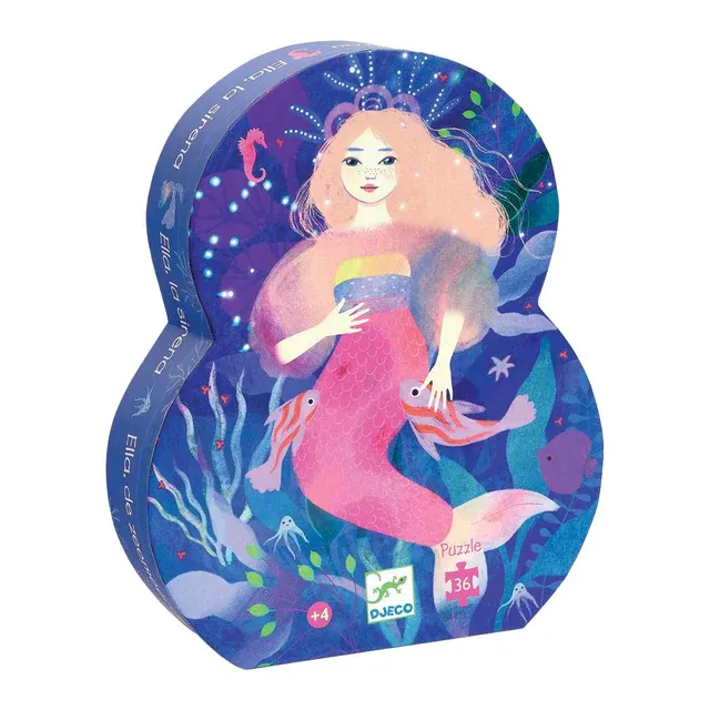 Djeco Puzzle Ella The Mermaid - 36pcs  DJ07303