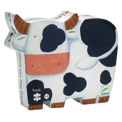 Djeco Puzzel - The Cows on the farm 24st  DJ07205