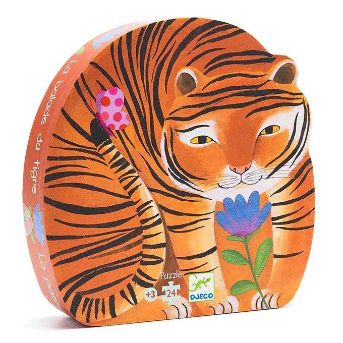 Djeco Puzzel - The Tiger's Walk 24st  DJ07201