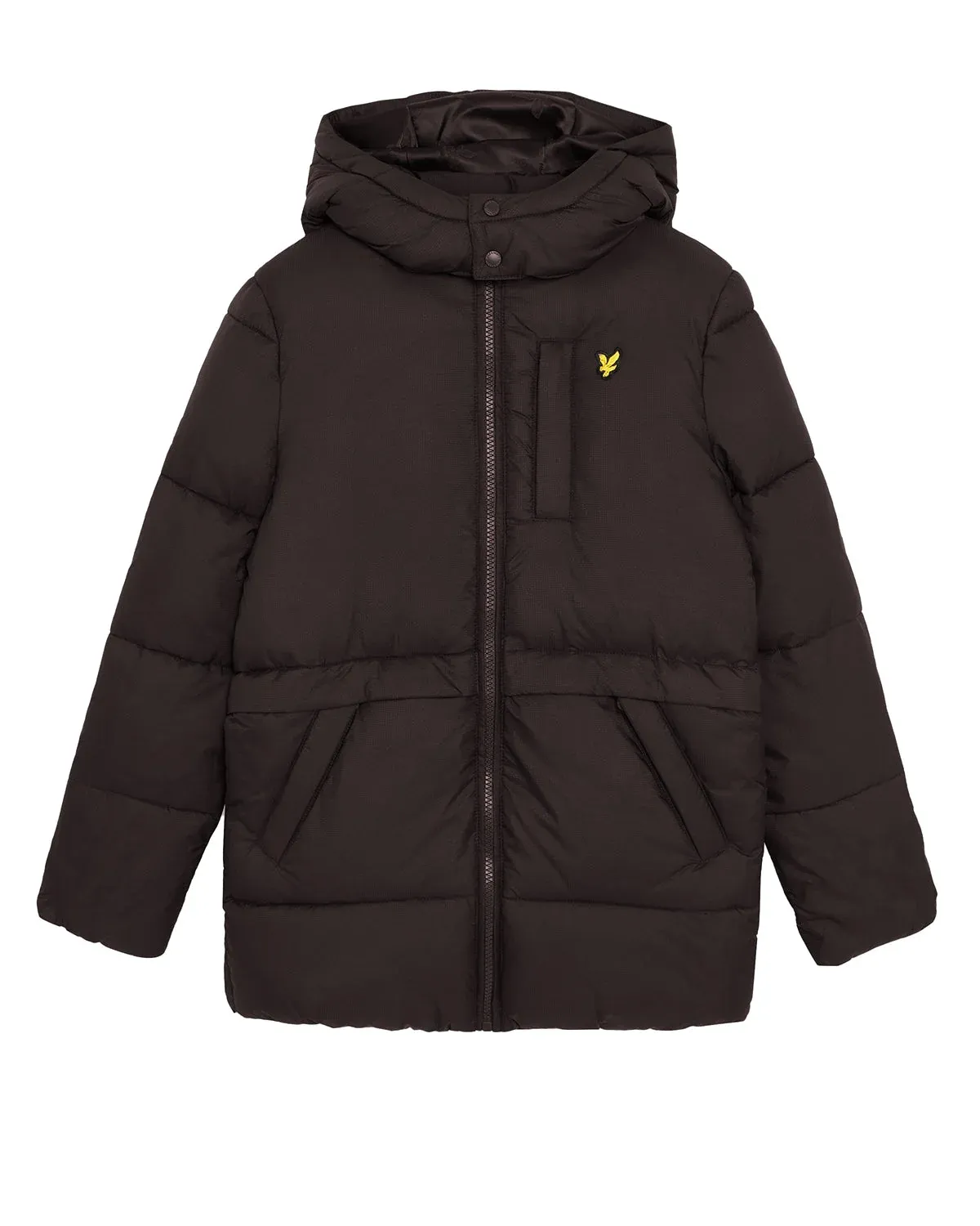 Lyle &amp; Scott Ripstop Quilted Puffer Coat Jet Black JKB2302V