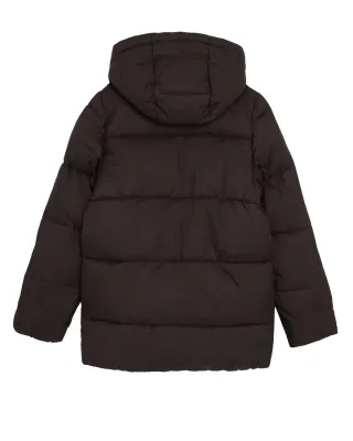 Lyle &amp; Scott Ripstop Quilted Puffer Coat Jet Black JKB2302V