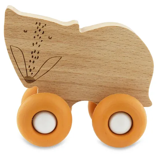 Trixie-Baby Houten Dieren Auto - Mr.Fox Naturel 36-241