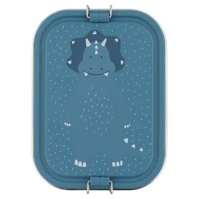 Trixie-Baby Brooddoos RVS Groot - Triceratops Blue 60-228