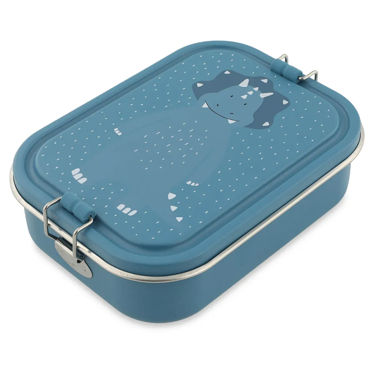Trixie-Baby Brooddoos RVS Groot - Triceratops Blue 60-228
